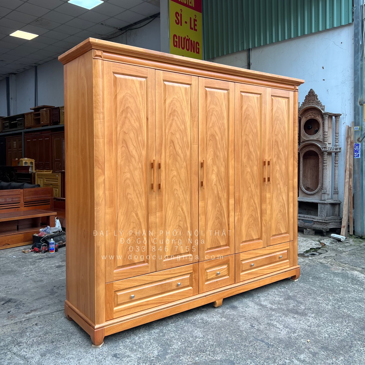 Tủ Quần Áo Gỗ Tự Nhiên